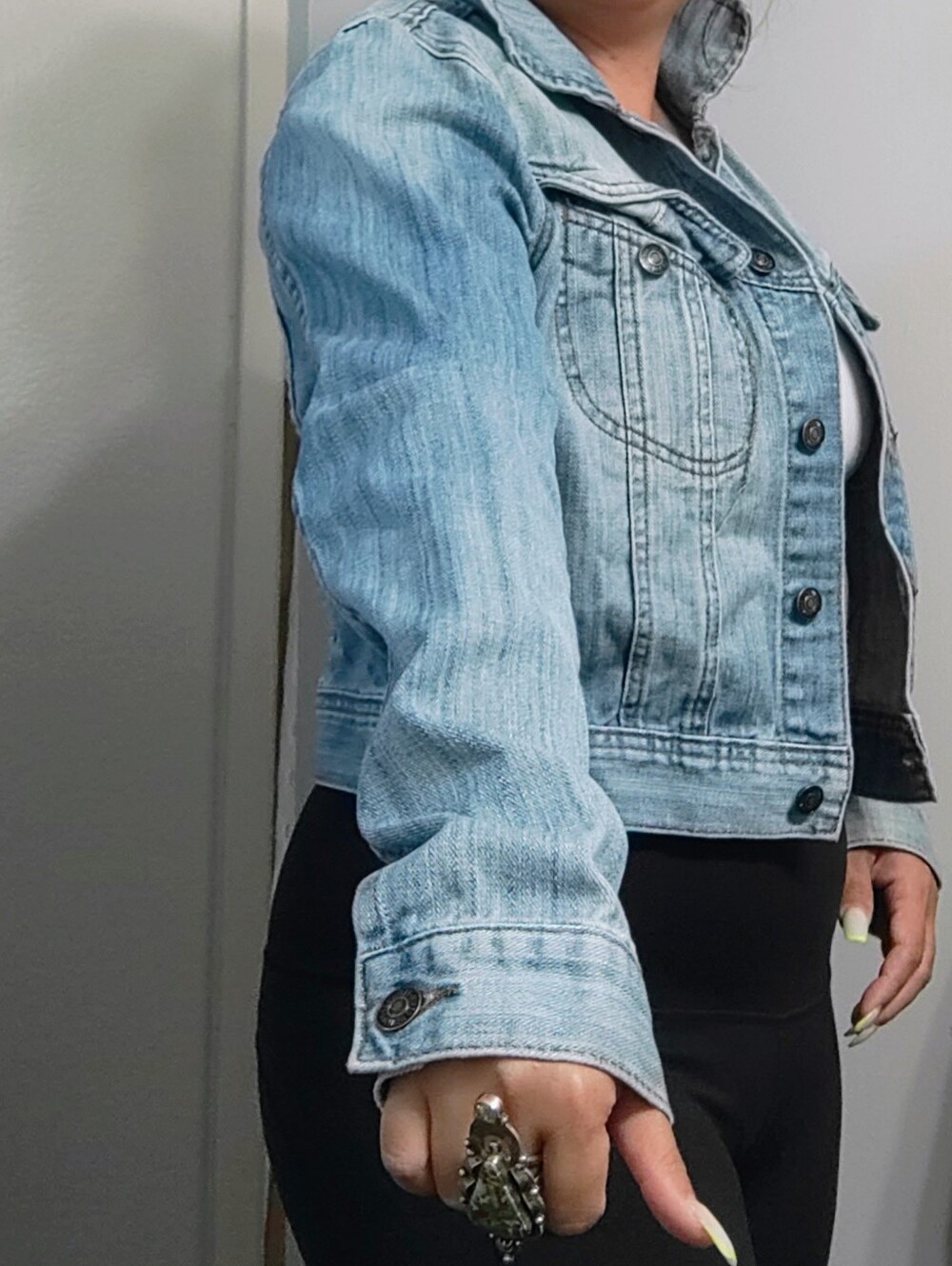 Hollister Light Wash Denim Jacket